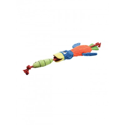 Happy Pet Jouet peluche Cordy Catcher Duck 15927