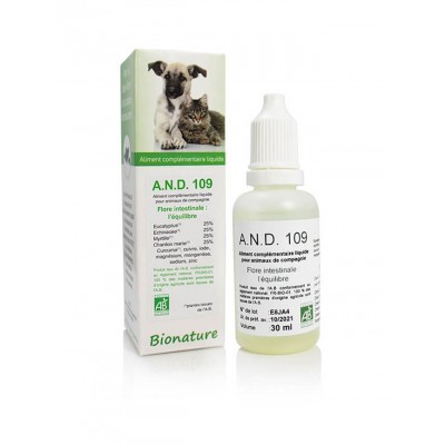 A.N.D A.N.D 109 Équilibre de la flore intestinale 30 ml AND109