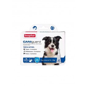 Beaphar Pipettes antiparasitaires Chien 7,5 à 15 kg Beaphar CANIguard 10962