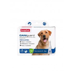 Beaphar Pipettes antiparasitaires Chien 15 à 30 KG Beaphar CANIguard 10963