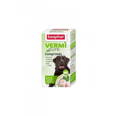 Beaphar Comprimés aux plantes Chien 15kg Beaphar VERMIpure 15700