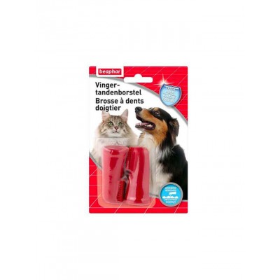 Beaphar Brosse à dents Doigtier Chien & Chat Beaphar 13660