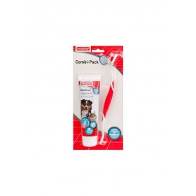 Beaphar Brosse à dents + Dentifrice Chien & Chat Beaphar 15504