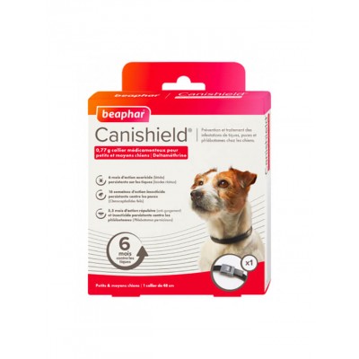 Beaphar Collier Antiparasitaire Petit & Moyen Chien Beaphar Canishield 17207
