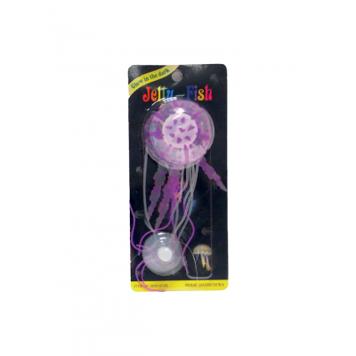 dm Décoration en silicone Méduse Violette M 1502P