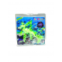 dm Décor d'aquarium en silicone Dragon Vert 1512LG