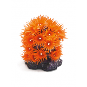 dm Décor d'aquarium en silicone Corail orange SH-240