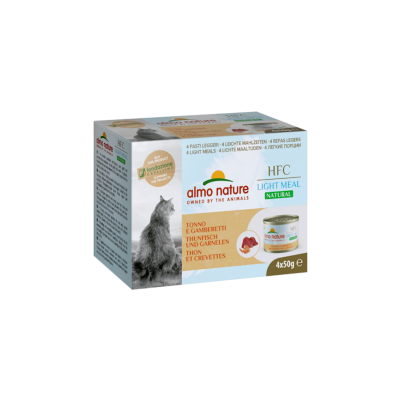 Almo Nature Menu Light Meal Thon & crevettes Almo Nature 4 x 50 g ALC551MEGA
