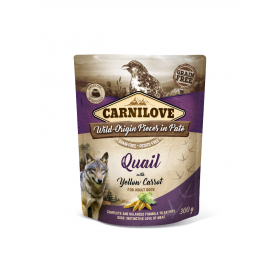 Carnilove Pochon Carnilove Grain free Adulte Caille & Carotte 300 g 111694