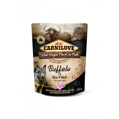 Carnilove Pochon Carnilove Grain free Adulte Buffle & Rose 300 g 111697