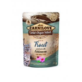 Carnilove Pochon Carnilove Grain free Adulte Truite & Échinacée 85 g 100388