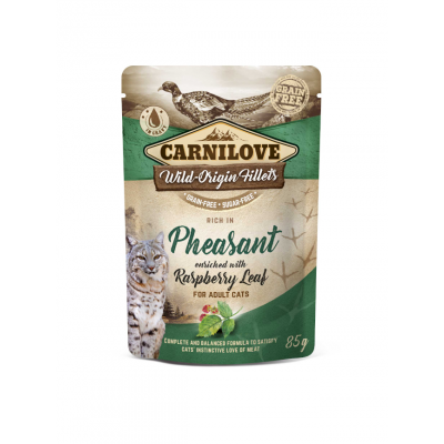 Carnilove Pochon Carnilove Grain free Adulte Faisan & Framboise 85 g 100386