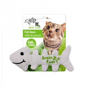 All For Paws Jouet AFP Green Rush Arête de poisson AFP2419