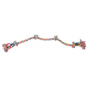 Pawise Jouet Pawise Corde multicolore 4 nœuds PW14891