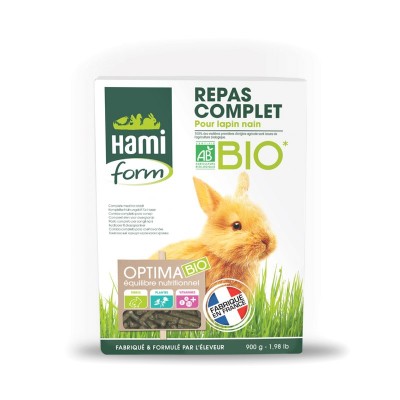 Hami form Repas complet Bio Lapin nain Optima Hami form 223B