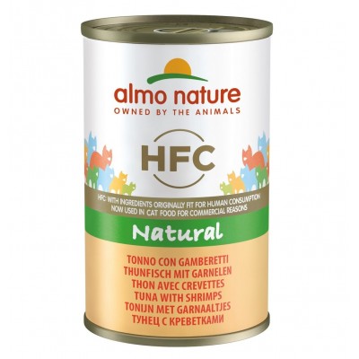 Almo Nature Pâtée HFC Natural Thon & Crevettes Almo Nature 140 g ALC5092H