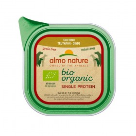 Almo Nature Pâtée BioOrganic Single Protein Sans céréale Dinde Almo Nature 150 g ALD203
