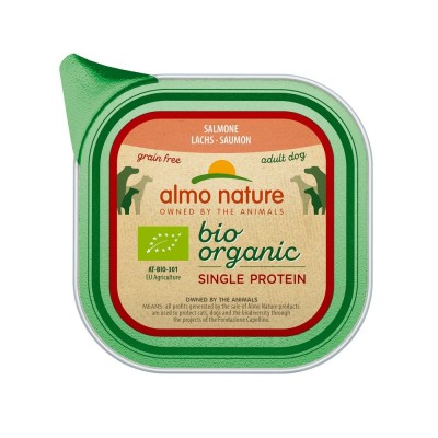 Almo Nature Pâtée BioOrganic Single Protein Sans céréale Saumon Almo Nature 150 g ALD202
