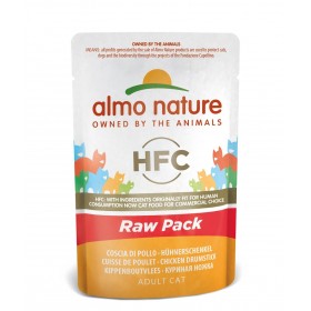 Almo Nature Pâtée en pochon HFC Raw Pack Cuisse de poulet Almo Nature 55 g ALC5820