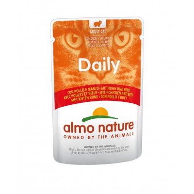 Almo Nature Pâtée en pochon HFC Daily Poulet & Boeuf Almo Nature 70 g ALC5271