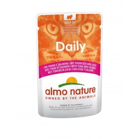 Almo Nature Pâtée en pochon HFC Daily Thon & Saumon Almo Nature 70 g ALC5274