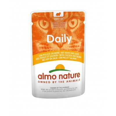 Almo Nature Pâtée en pochon Daily Poulet & Saumon Almo Nature 85 g ALC5270