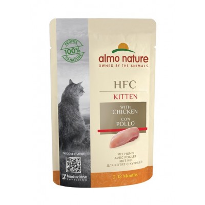Almo Nature Pâtée en pochon HFC Kitten Poulet Almo Nature 55 g ALC5840