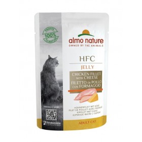 Almo Nature Pâtée en pochon HFC Jelly Filets de poulet & Fromage 55 g ALC5830