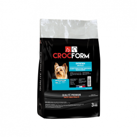 CROCFORM Croquettes Petites races CROCFORM Premium Entretien 202408