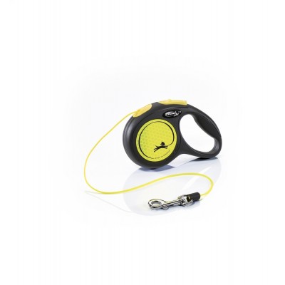 Laisse enrouleur Flexi Néon Cord 76884
