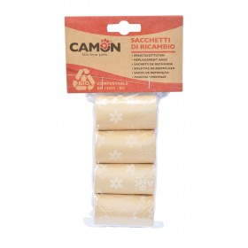 Camon Sachets Marrons Biodégradables Ramasse-Crottes Camon B530/B