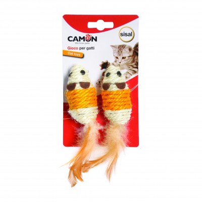 Camon Souris à plumes en sisal Camon AG013/B
