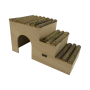 Elmato Maison escalier pour lapin 42 x 22 x 23 cm 10425
