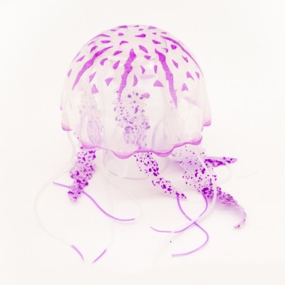 dm Décoration en silicone Méduse Violette L 1501XP