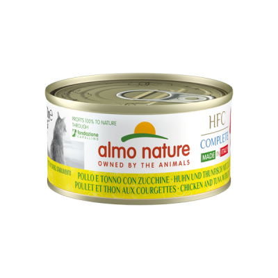 Almo Nature Pâtée HFC Natural Italy Poulet & Thon aux courgettes Almo Nature 70 g ALC5910H