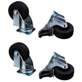 MPS Set 4 roulettes pour Skudo 4 / 5 / 6 / 7 S01110100