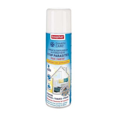 Beaphar Spray & Diffuseur automatique Stop puces pour l'habitat Beaphar 250 ml 15265
