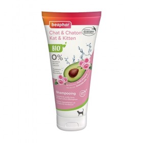Beaphar Shampoing Bio Huile d'avocat et de rose Beaphar Chat & Chaton 200 ml 17374
