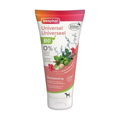 Beaphar Shampoing Bio Aloe Vera, Huile de Macadamia & Hibiscus Beaphar Chien 200 ml 17371
