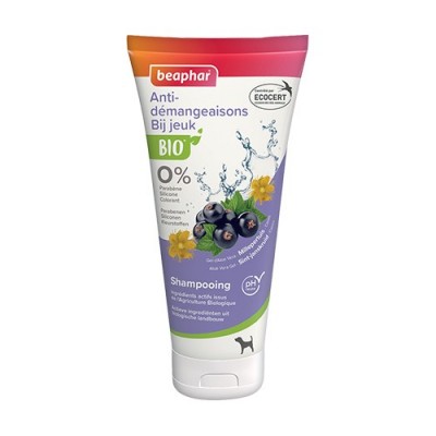 Beaphar Shampoing Anti-démangeaisons Bio Aloe Vera, Millepertuis & Cassis Beaphar Chien 200 ml 17373