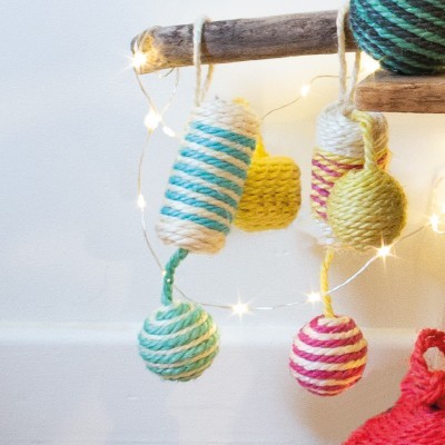 Jouet en sisal Bilboquet 19 x 8 x 8 cm HP004B