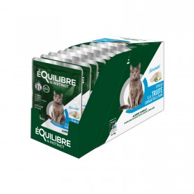Effilés à la Truite 12x85g pour Chat - Equilibre et Instinct