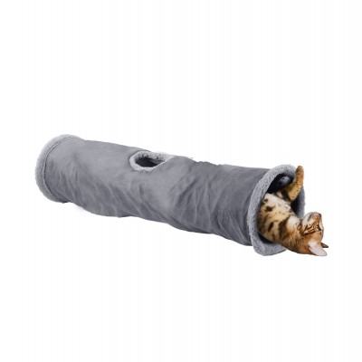 Tunnel de Jeu en Peluche pour Chat