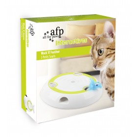 Jouet Interactif Attrape Plumes pour Chat - All for Paws
