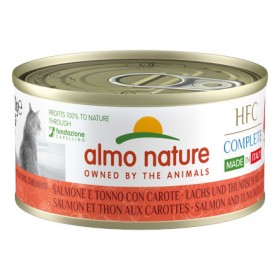 Pâtée HFC Natural Italy Saumon & Thon aux Carottes Almo Nature 70 g