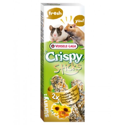 Sticks Crispy au Tournesol & Miel pour Gerbille & Souris - Versele-Laga 462072