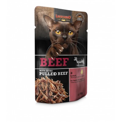 Pochon Patée au Boeuf & Boeuf Effilé - Leonardo 756505