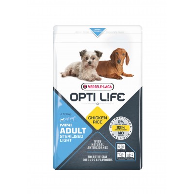 Croquettes Opti Life Adult au Poulet pour Petite Race de Chien 431137 431138