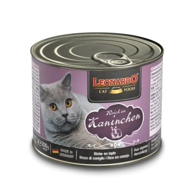 Pâtée au Lapin pour Chat - Leonardo