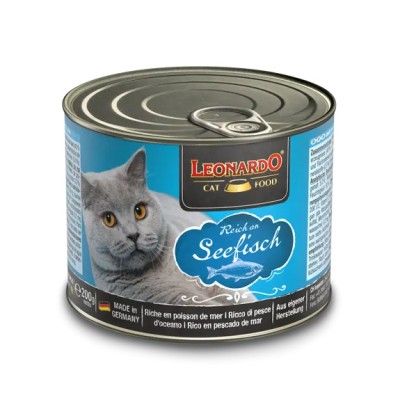 Pâtée au Poisson de la mer pour Chat - Leonardo